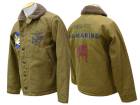 FREE WHEELERS/ե꡼ۥ顼2025FWNAVY DEPARTMENT JACKET,DECK,ZIP TYPE N-1 1944 U.S.M.C.Marine Scout Bombing SQ932TEUFELHUNDɡ(2531002)