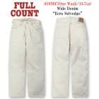FULLCOUNT/ե륫ȡۡWide Straight Denim PantsEcru Selvedge/磻ɥȥ졼ȥǥ˥ѥġɥ奻ӥåɡ(0105EC/13.7oz)