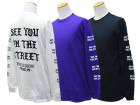 3DAZZLE SUGAR/륷奬2025AWSEE YOU ON THE STREET L/S Tee/桼󥶥ȥ꡼ȥ󥰥꡼Tee
