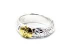 ��FIRST ARROW's/�ե������ȥ��������ۡ�Semicylinrical Arabesque Carving Ring with K18/K18�դ��ôݥ�����Ħ���󥰡�(R-009)