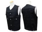 ��RED TAiL/��åɥƥ���ۡ�Cross Denim Vest��6th No Collar��/�������ǥ˥�٥��ȡɥ��å����� �Ρ����顼�ɡ�(RKK-516NC)