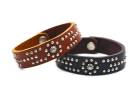 ��2����HTC(Hollywood Trading Company)/�������ƥ�������(�ϥꥦ�åɥȥ졼�ǥ��󥰥���ѥˡ�)�ۡ�Leather Studs Bracelet"Born&Arrow Umbrella��/�쥶�������å��֥쥹��åȡɥܡ���&����������֥��ɡ�