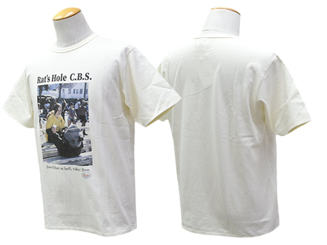 ��AT-DIRTY/���åȥ����ƥ�����2026SS��Rat's Hole C.B.S S/S Tee/��åĥۡ���C.B.S���硼�ȥ��꡼��Tee��