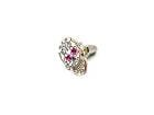 ��galcia/���륷���ۡ�Calabera Pierce with Zirconia(RED)/����٥�ԥ������������륳�˥�(��å�)��(16P-CA001S-RED)