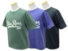 ��3����BLUE ROSE.308/�֥롼������.308�ۡ�Fade Wash Crew Neck Tee��Cursive Logo��/�ե����ɥ����å��奯�롼�ͥå�Tee�ɥ������֥����ɡ�