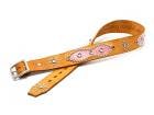 ��HTC(Hollywood Trading Company)/�������ƥ�������(�ϥꥦ�åɥȥ졼�ǥ��󥰥���ѥˡ�)�ۡ�Leather Studs Belt"Overlay Peanuts Snake��/�쥶�������å��٥�ȡɥ����С��쥤�ԡ��ʥåĥ��͡����ɡ�