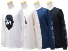 ��4����BLUCO/�֥륳��2026AW��Print L/S Tee��Mr��/�ץ��ȥ��󥰥��꡼��Tee�ɥߥ������ɡ�(165-12-032)