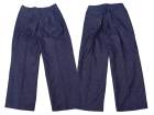 ��FULLCOUNT/�ե륫����ȡ�2026AW��Indigo Pique Wide Tuck Trousers/����ǥ����ԥ��磻�ɥ��å��ȥ饦��������(1146)