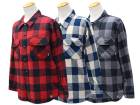 ��3����BLUCO/�֥륳��2026AW��Heavy Flannel Check Shirts��Block��/�إӡ��ե��ͥ�����å�����ġɥ֥��å��ɡ�(165-11-018)