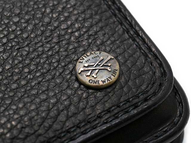 ��EVILACT/�����֥륢���ȡۡߡ�AWAKE/�����������ۡ�Leather Long Wallet��CROSS BONE��/�쥶�����󥰥�����åȡɥ������ܡ���ɡ�(EA-AWK-A01)