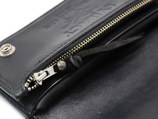��EVILACT/�����֥륢���ȡۡߡ�AWAKE/�����������ۡ�Leather Long Wallet��CROSS BONE��/�쥶�����󥰥�����åȡɥ������ܡ���ɡ�(EA-AWK-A01)