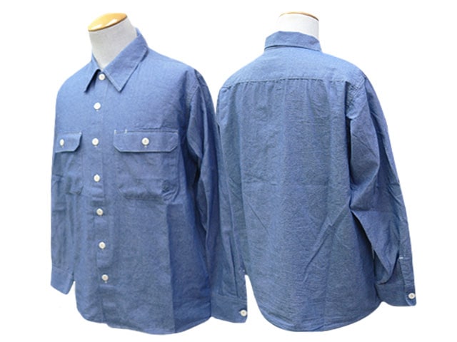 ��3����BLUCO/�֥륳��2026SS��Chambray L/S Work Shirt/�����֥졼���󥰥��꡼�֥������ġ�(161-11-121)