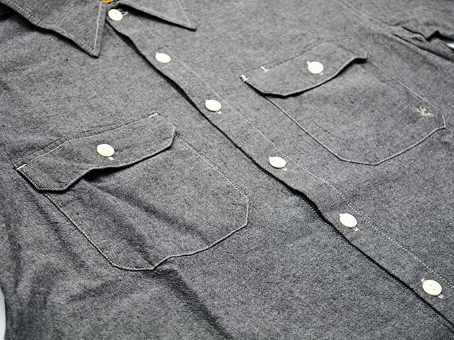 ��3����BLUCO/�֥륳��2026SS��Chambray L/S Work Shirt/�����֥졼���󥰥��꡼�֥������ġ�(161-11-121)