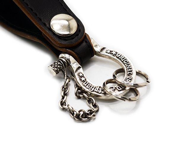 ��2����INCEPTION/���󥻥ץ����ۡ�Horse Butt Leather Shackle Key Holder��SILVER PLATING��/�ۡ����Хåȥ쥶������å��륭���ۥ�����ɥ���С��ץ쥤�ƥ��󥰡ɡ�(IPSK-05)