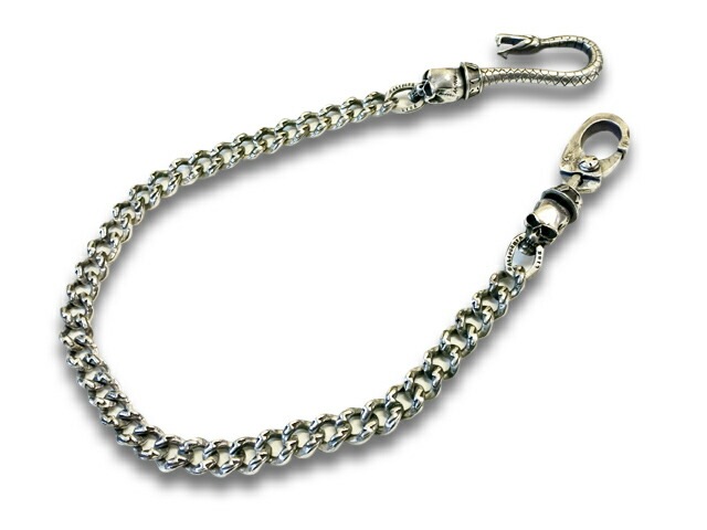 ��CALIFORNIA LINE/����ե���˥��饤��ۡ�Plain Wallet Chain/�ץ졼�󥦥���åȥ��������(Silver950)