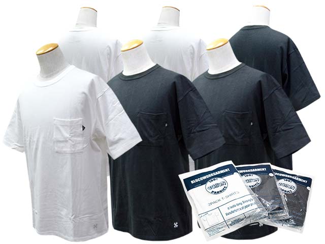 ��3����BLUCO/�֥륳��2026SS��2-Pack Pocket Tee/2�ѥå��ݥ��å�Tee��(163-22-014)