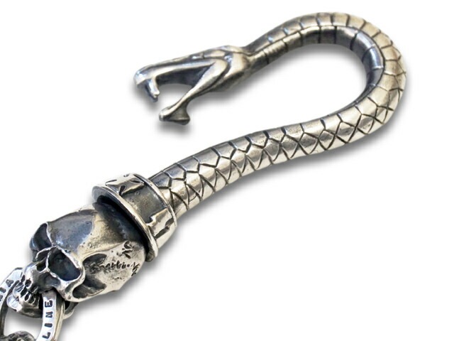 ��CALIFORNIA LINE/����ե���˥��饤��ۡ�Plain Wallet Chain/�ץ졼�󥦥���åȥ��������(Silver950)