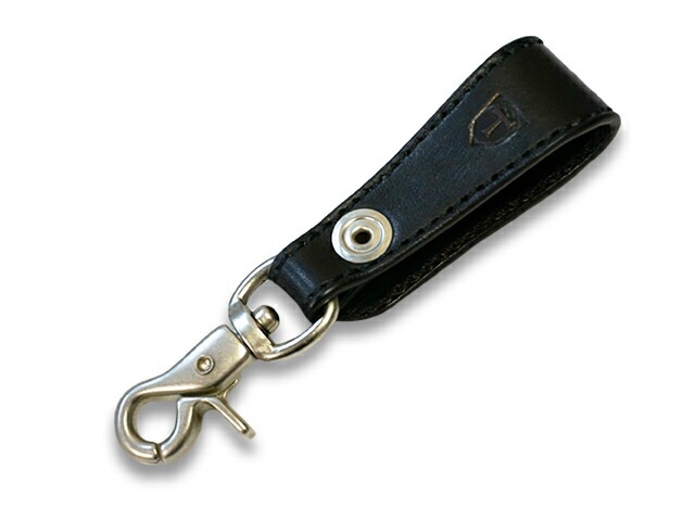 ��TISS CUSTOM LEATHERS/�ƥ�����������쥶�����ۡ�Plain Key Holder/�ץ졼�󥭡��ۥ������(BK��BK��BK)