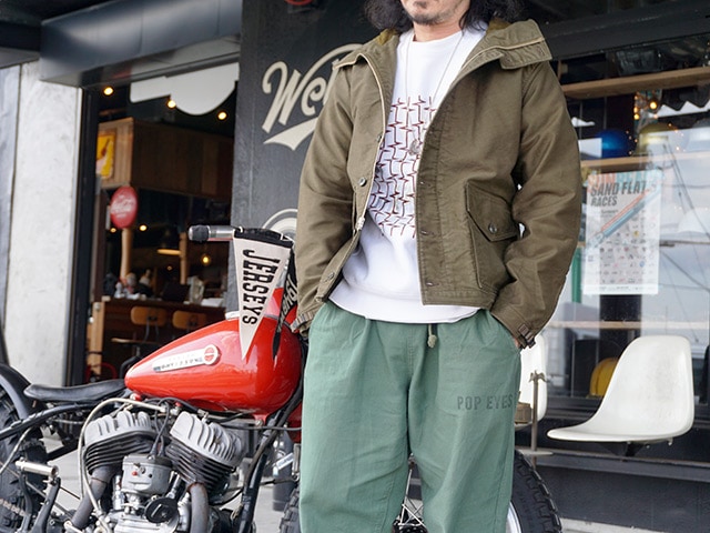 2FREE WHEELERS/ե꡼ۥ顼2023SSDeck Worker Parka/ǥåѡ(2321006)(ᥫ/ȥɥ/ߥ꥿꡼/ϡ졼/ۥåȥå/WOLF PACK/եѥå/ۥ륺ѥ)