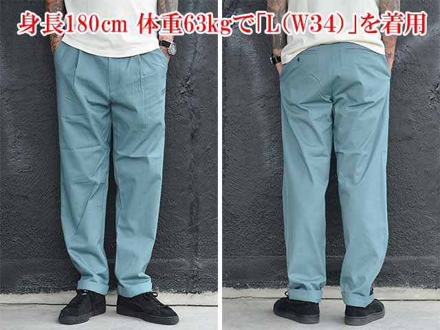 ��3����EVILACT/�����֥륢���ȡ�2024SS��Tuck Chino/���å����Ρ�(EA-WFRSS-P05)