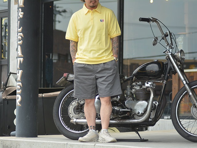 ��4����BLUCO/�֥륳��2025SS��Heavy Dry Cotton Polo Neck Tee��CHAMP��/�إӡ��ɥ饤���åȥ�ݥ��ͥå�Tee�ɥ����סɡ�(155-22-019)