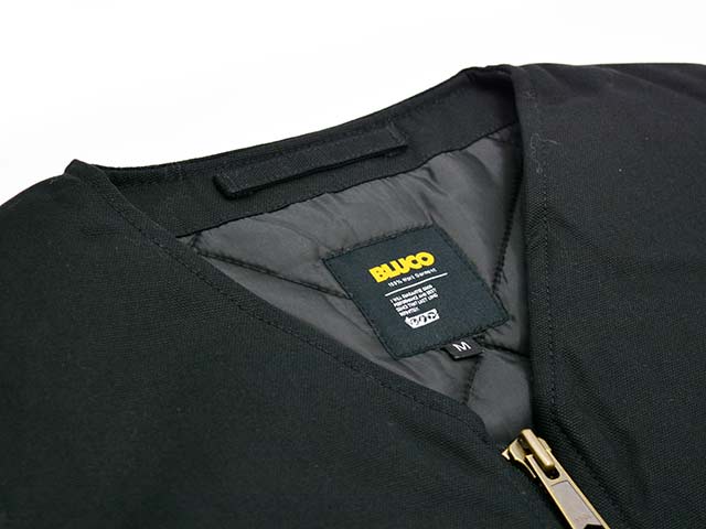 ��3����BLUCO/�֥륳��2025AW��V Neck Duck Vest/V�ͥå����å��٥��ȡ�(155-35-012)