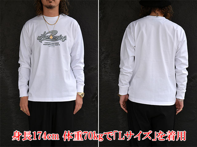 ��2����HWZN BROSS/�ϥ�����֥�����2026SS��MACHINE&SPEED L/S Tee/�ޥ�����&���ԡ��ɥ��󥰥��꡼��Tee��