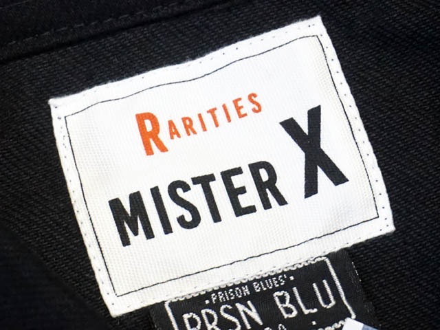 (50% OFF)��2����MISTER X/�ߥ��������å�����2022AW��Prisoner Blues Jacket/�ץꥺ�ʡ��֥롼�����㥱�åȡ�(22AW-MRX-07)(UNCHANGING LOVE/��������󥸥󥰥��/POP EYES/�ݥåץ�����/���ᥫ��/�ۥåȥ��å�/�ϡ��졼/WOLF PACK/����եѥå�)