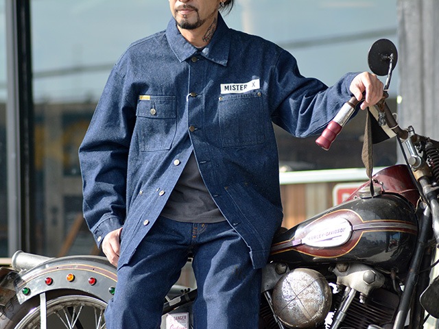 (50% OFF)��2����MISTER X/�ߥ��������å�����2022AW��Prisoner Blues Jacket/�ץꥺ�ʡ��֥롼�����㥱�åȡ�(22AW-MRX-07)(UNCHANGING LOVE/��������󥸥󥰥��/POP EYES/�ݥåץ�����/���ᥫ��/�ۥåȥ��å�/�ϡ��졼/WOLF PACK/����եѥå�)