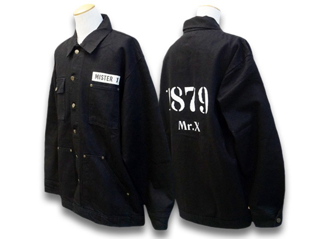 (50% OFF)��2����MISTER X/�ߥ��������å�����2022AW��Prisoner Blues Jacket/�ץꥺ�ʡ��֥롼�����㥱�åȡ�(22AW-MRX-07)(UNCHANGING LOVE/��������󥸥󥰥��/POP EYES/�ݥåץ�����/���ᥫ��/�ۥåȥ��å�/�ϡ��졼/WOLF PACK/����եѥå�)