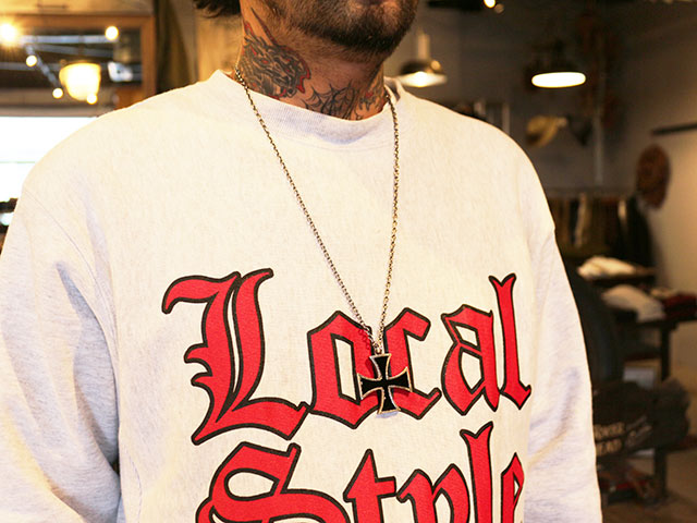 ��WEIRDO JEWELRY/���������ɥ��奨�꡼�ۡ�Big Cross Top witn Necklace Chain/�ӥå��������ȥåץ������ͥå��쥹���������(Silver925��Black)