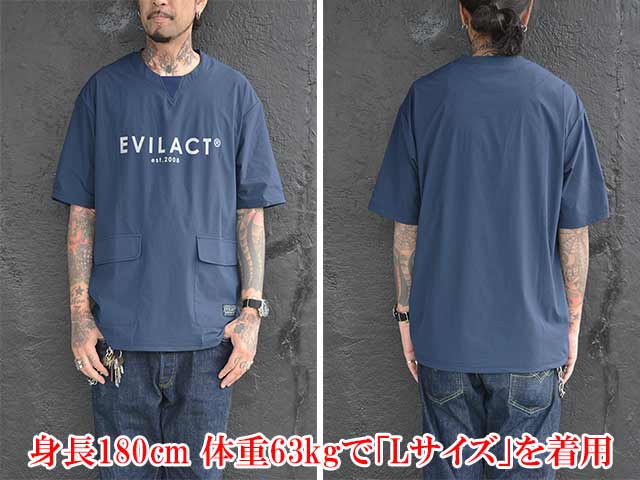 (50% OFF)��2����EVILACT/�����֥륢���ȡ�2024SS��Chemical S/S Tee/���ߥ��륷�硼�ȥ��꡼��Tee��(EA-WFRSS-T06)