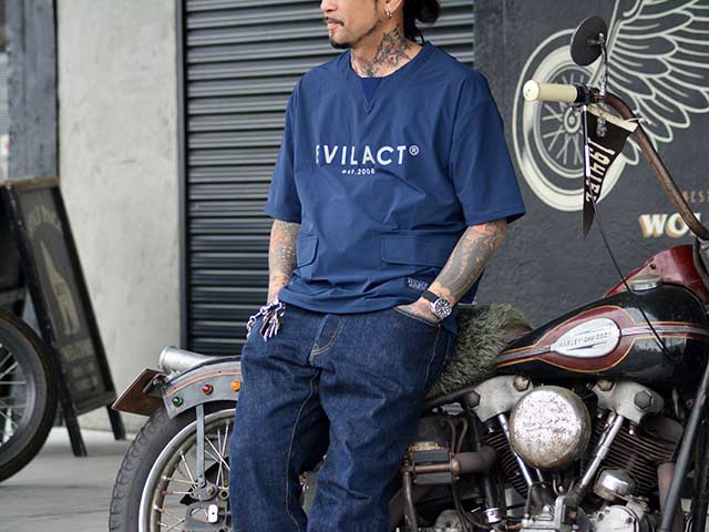 (50% OFF)��2����EVILACT/�����֥륢���ȡ�2024SS��Chemical S/S Tee/���ߥ��륷�硼�ȥ��꡼��Tee��(EA-WFRSS-T06)