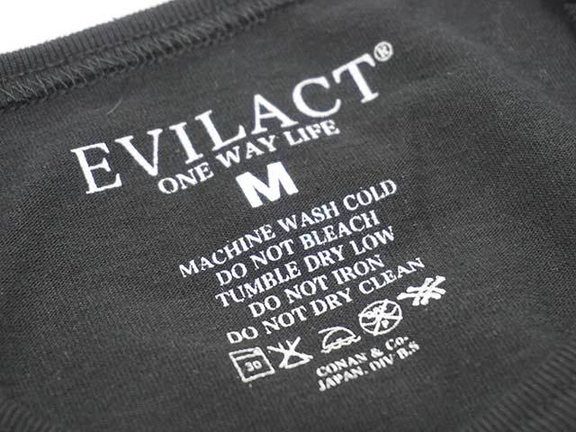 2���ȡ�EVILACT/�����֥륢���ȡۡ�2 Pack Q/S Tee/2�ѥå��������������꡼��Tee��(EA-2P-QS)