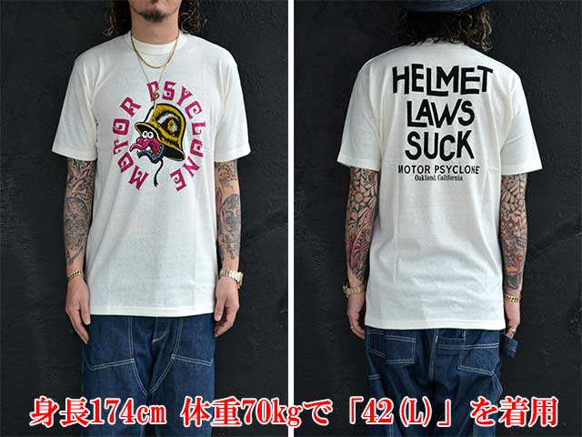 FREE WHEELERS/ե꡼ۥ顼2025SSSet-In S/S TeeHELMET LAWS SUCK/åȥ󥷥硼ȥ꡼Teeɥإåȥåɡ(2525013)