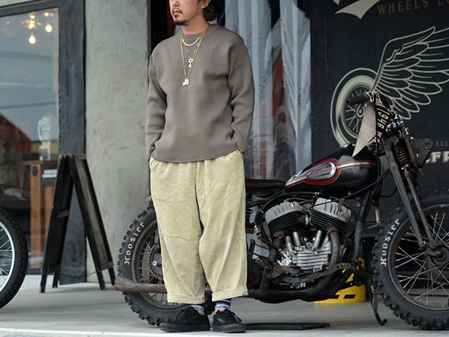 ��3����BLUCO/�֥륳��2025AW��Crew Neck Rib Knit Sweater/���롼�ͥå���֥˥åȥ���������(155-15-001)