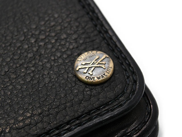 ��EVILACT/�����֥륢���ȡۡߡ�AWAKE/�����������ۡ�Leather Mid Wallet��CROSS BONE��/�쥶���ߥåɥ�����åȡɥ������ܡ���ɡ�(EA-AWK-A02)