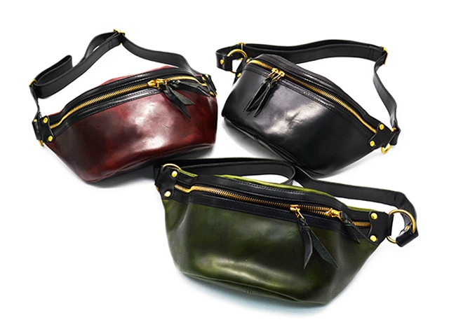 ��3����INCEPTION/���󥻥ץ����ۡ�Chromexcel Leather Fanny Pack/�����२������쥶���ե��ˡ��ѥå���(IPCEB-02)