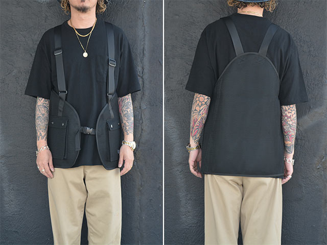 ��3����BLUCO/�֥륳��2026SS��Utility Mesh Vest/�桼�ƥ���ƥ�����å���٥��ȡ�(163-35-018)