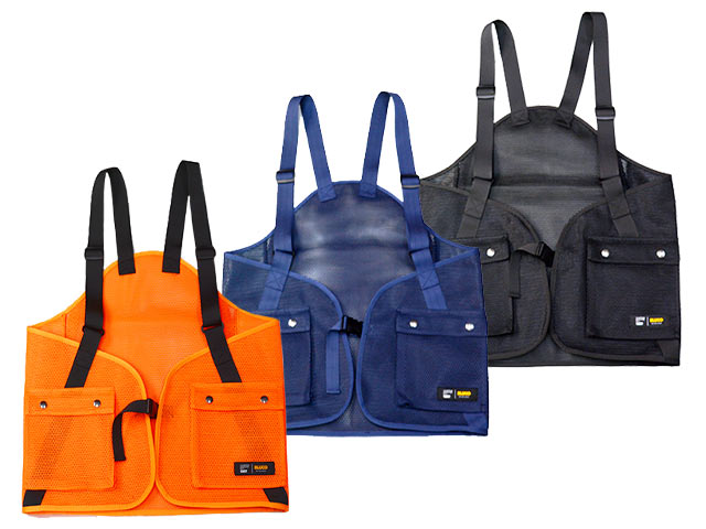 ��3����BLUCO/�֥륳��2026SS��Utility Mesh Vest/�桼�ƥ���ƥ�����å���٥��ȡ�(163-35-018)