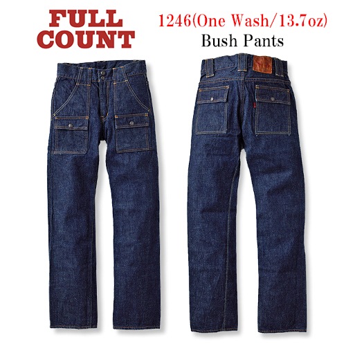��FULLCOUNT/�ե륫����ȡۡ�Bush Pants/�֥å���ѥ�ġ�(1246W/13.7oz)