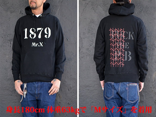 (50% OFF)��MISTER X/�ߥ��������å�����2022SS��Fuck the PB 12oz Heavy Weight Hooded Sweat/�ե��å���PB12���󥹥إӡ��������ȥա��ǥåɥ������åȡ�(MRX-007)(UNCHANGING LOVE/��������󥸥󥰥��/POP EYES/�ݥåץ�����/���ᥫ��/�ۥåȥ��å�)