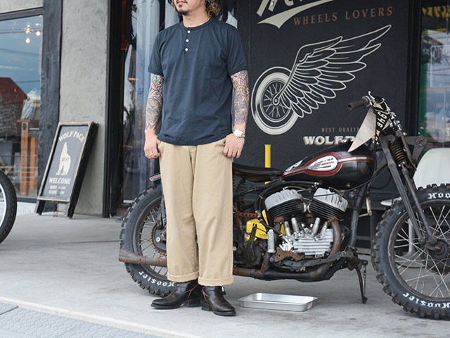 ��2����FULLCOUNT/�ե륫����ȡۡ�Flat Seam Heavy Weight Henley Tee/�ե�åȥ�����إӡ��������ȥإ�꡼Tee��(5222H)