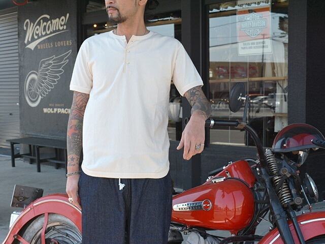 ��2����FULLCOUNT/�ե륫����ȡۡ�Flat Seam Heavy Weight Henley Tee/�ե�åȥ�����إӡ��������ȥإ�꡼Tee��(5222H)