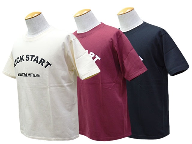 ��3����HWZN BROSS/�ϥ�����֥�����2025SS��KICK START S/S Tee/���å��������ȥ��硼�ȥ��꡼��Tee��