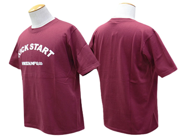 ��3����HWZN BROSS/�ϥ�����֥�����2025SS��KICK START S/S Tee/���å��������ȥ��硼�ȥ��꡼��Tee��