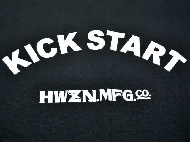 ��3����HWZN BROSS/�ϥ�����֥�����2025SS��KICK START S/S Tee/���å��������ȥ��硼�ȥ��꡼��Tee��