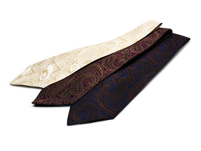��3����BLACK SIGN/�֥�å�������ۡ�Paisley Figures Neck Tie/�ڥ����꡼�ե����奢�ͥå�������(BSSA-12608)