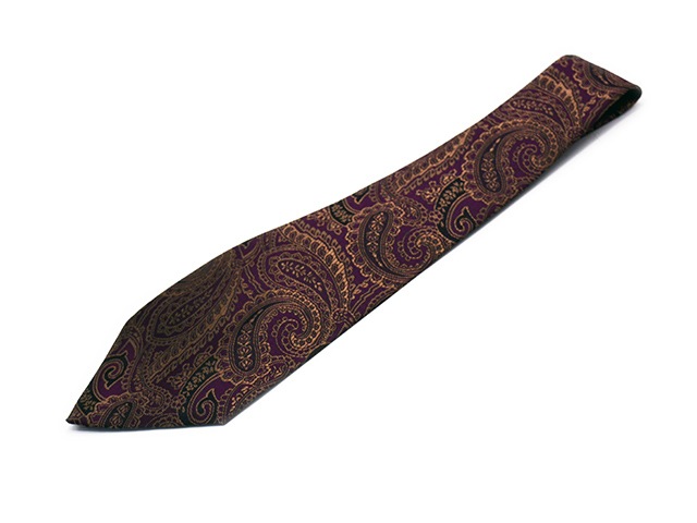 ��3����BLACK SIGN/�֥�å�������ۡ�Paisley Figures Neck Tie/�ڥ����꡼�ե����奢�ͥå�������(BSSA-12608)