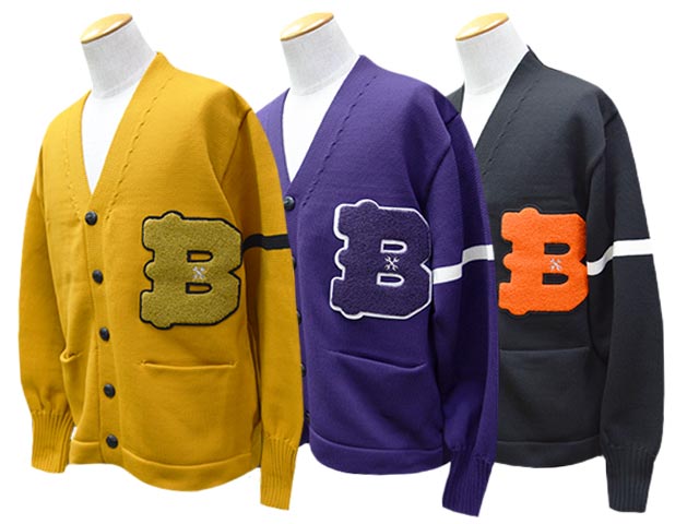 ��3����BLUCO/�֥륳��2025AW��Lettered Cardigan/�쥿���ɥ����ǥ������(155-15-002)